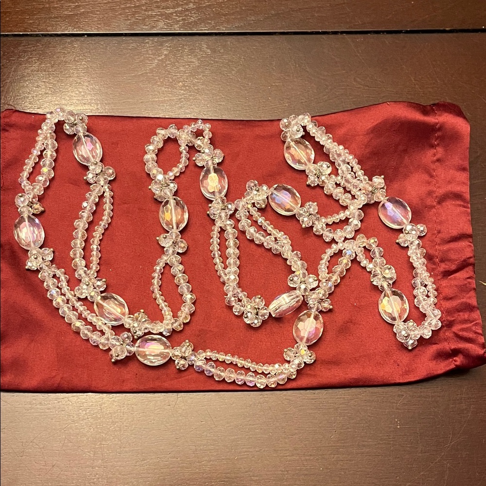 Elegant Crystal Beaded Necklace